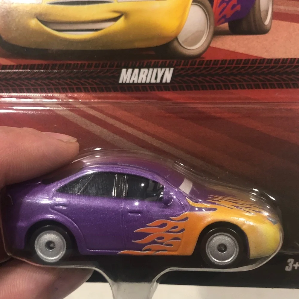 Pixar Cars Marilyn Purple and Yellow Die-Cast Toy Car